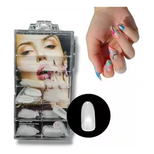 Tips Uñas Soft Gel Ovaladas Caja X100 Nails Mely Profesional
