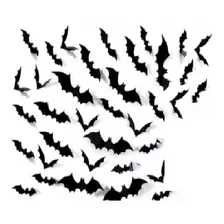 Murciélagos 3d, Decoración Para Fiestas Halloween 24 Piezas