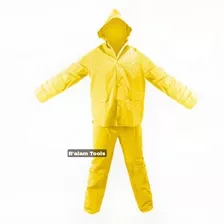 Impermeable 2 Piezas (pantalón Con Peto Tirantes + Chamarra)