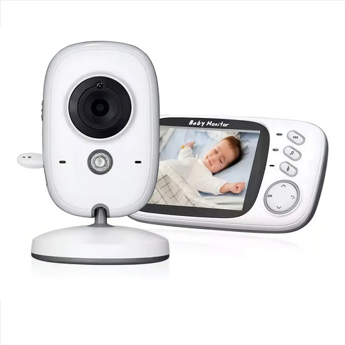 Baba Eletrônica Baby Monitor Vb603 Visão Noturna Dual Audio Cor Branco Estary Shop 127/220v 127/220v Branco