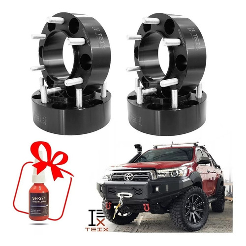 Kit Espaciadores Toyota Hilux 2020 2 6/139 Llanta Cb106 Foto 2