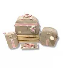 Kit Bolsa Maternidade Baby Super Luxo Menino/menina 4 Peças