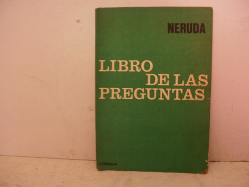 Libro De Las Preguntas Pablo Neruda Mercado Libre