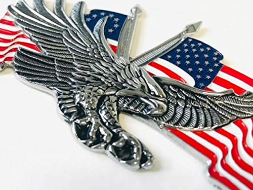 Medalln De Metal Eagle Usa De 4,25 X 2,75 Pulgadas Para Har Foto 2