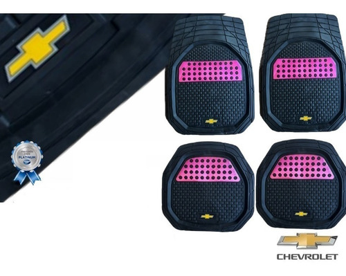 Kit Tapetes Chevrolet Rosa 4pz + Volante  Uplander 2005-2009 Foto 7