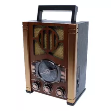 Radio Rockola Clásico Am Fm Bluetooth Vintage Usb Potente