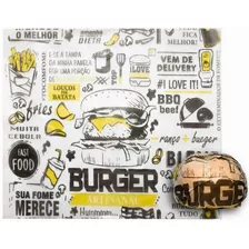 Papel Parafinado Barreira Gordura Hamburguer 30x38 250folhas