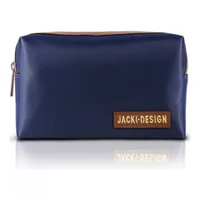 Necessaire De Bolsa For Men Academia Trabalho Jacki Design Cor Azul/marrom