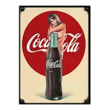 #179 - Cuadro Vintage 21 X 29 Cm / No Chapa Coca Cola Cartel