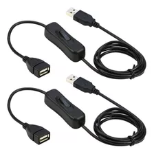 Riitop - Cable De Extension Usb Con Interruptor De Encendid