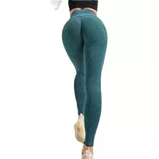 Leggins Licra Levanta Cola Tiro Alto Efecto Push Up Gym