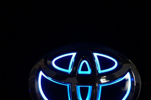 Emblema Parrilla Iluminado Para Vehculos 5d Toyota Emblem Foto 4