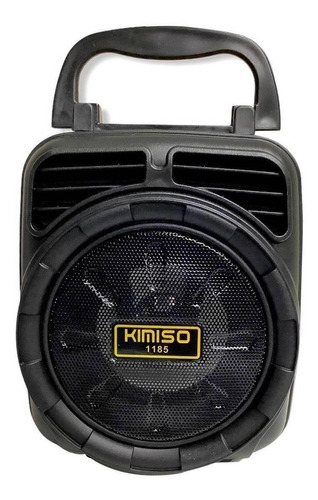 Alto-falante Kimiso Kms-1185 Portátil Com Bluetooth Preto 