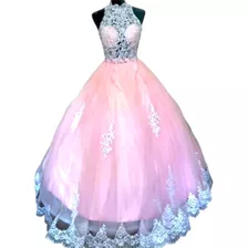 Vestido Quinceañera 2 P Falda Corta/larga Xv Años Ro1