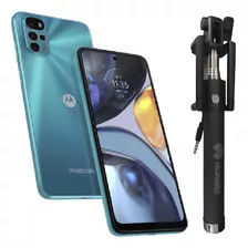Motorola G22 4/128gb Azul+ Selfie Stick
