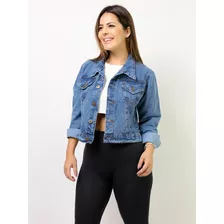 Jaqueta Femininas Jeans Tradional Casacos