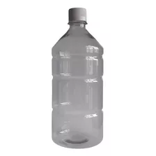 Botella Plastico Pet 1 Litro Con Tapa Plastica , Por 100 Un.