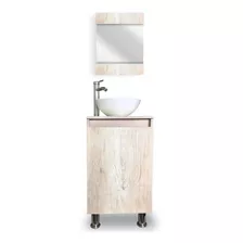 Mueble Gabinete Para Baño Con Ovalin Y Monomando