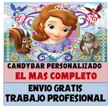 Kit Imprimible Personalizado Candybar Princesita Sofia Full