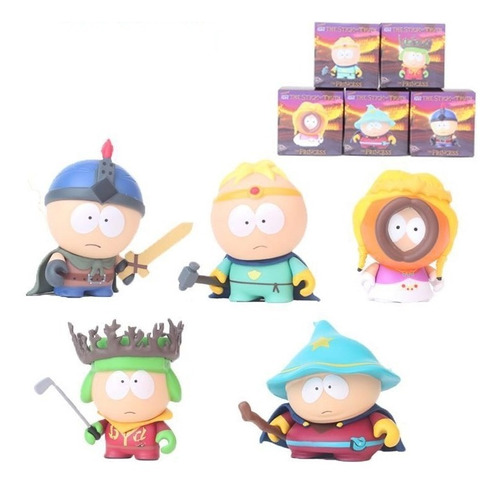 Figura South Park Set De 5 En Caja 6 Cm