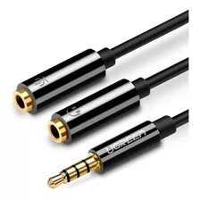 Divisor De Audio 3.5 Mm Micrófono Y Audífono