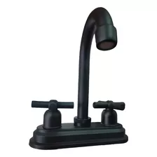  Llave Mezcladora Negro Para Lavabo 1/4 De Vuelta 4004n