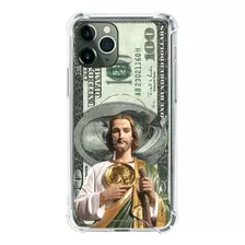 Funda San Juditas Dólar Para iPhone Antigolpes