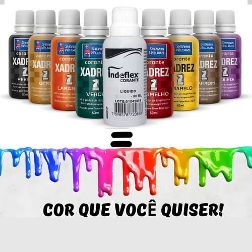 Corante Líquido Bisnaga 50ml 3 Unidades