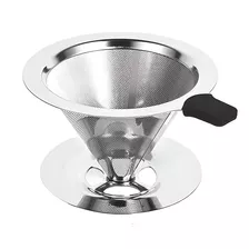 Coador De Café Pour Over 101 Aço Inox - Sem Uso De Papel