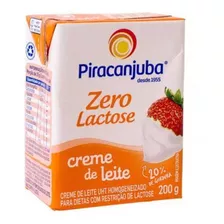 Creme De Leite Piracanjuba Zero Lactose Tp 200ml