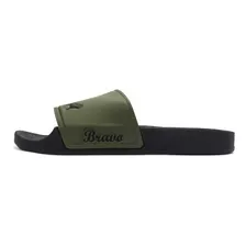 Ojotas Chanclas Chinelas Hombre Bravo Jeans Verdes T. 39-44