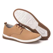 Sapatênis Masculino Moderno Em Couro Casual Comfort 7000