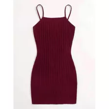 Novo Vestido Midi Alcinha Canelado Premium 3d Feminino Basic