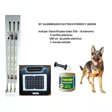 Kit Alambrado Eléctrico Perros Y Jardin