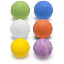 Pelotas De Lacrosse Oficial Champion Sports Colores 6 Pack