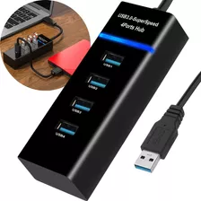 Hub Usb 3.0 Extensor 4 Portas 5gbps High Speed Hd Pen Drive