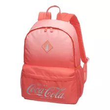 Mochila Notebook Juvenil Coca-cola Sunset Salmão