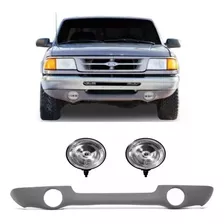 Par Farol Milha + Spoiler Ford Ranger 1994 1995 1996 1997 