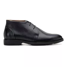 Bota Masculina Ankle Boot Florença Couro Preto