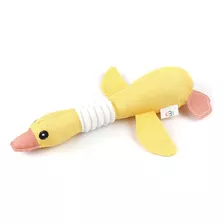 Brinquedo Pelucia Pato Para Pet Oikos Animal Amarelo