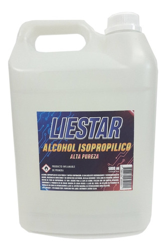 Alcohol Isopropilico 5 Litros 99,9% Maxima Pureza