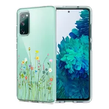 Funda Samsung Galaxy S20 Fe Cristal Diseño De Flores Bouquet