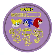 Mega Kit De Cortadores Sonic + Logo