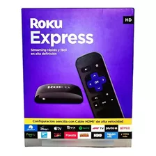 Roku Express Hd Streaming Hdmi Micro Usb Control Remoto Aaa