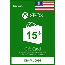 Xbox Gift Card 15 Usd Usa - Securecodescl 