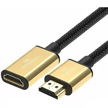 Cable Hdmi 2.1 8k Macho/hembra 45cm Hdcp 2.2 Sikai