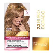 Tintura Permanente Excellence Creme Loreal Paris X 47 Gr Tono 7.3 Rubio Dorado