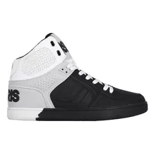 Botitas Osiris Modelo Nyc 83 Blanco Negro Exclusivas