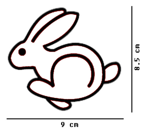 Sticker Vinil Rabbit Vw Logo 9x8.5cm 2 Pzas $135 Mikegamesmx Foto 2