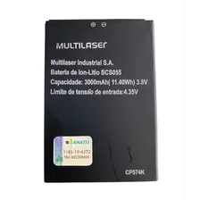 Flex Carga Bateria Multilaser Ms60f P9055 Bcs055 Original